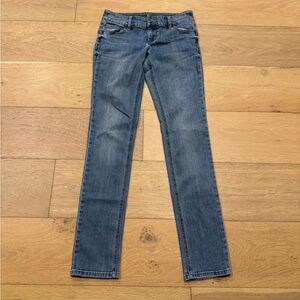 Women's New York & Company Blue Staight Leg Denim Jeans Size 4